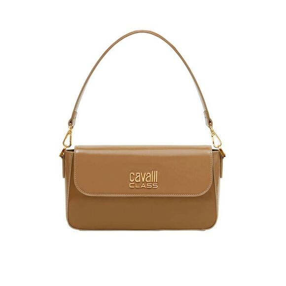 Cavalli Class FIRENZE Camel Medium Classic Shoulder Bag